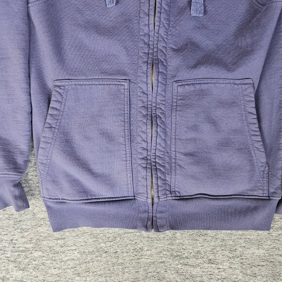 Flint And Tinder 10 Year Hoodie Mens Small Blue Sweatshirt Full Zip USA Outdoors - Picture 7 of 11